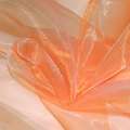 Органза тюль хамелеон морквяна, ш.280 оптом