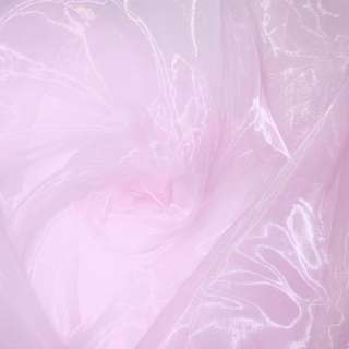 Органза тюль гладкая розово-сиреневая, ш.280 оптом