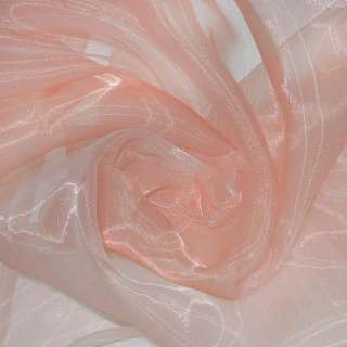 Органза тюль розовая светлая, ш.280 оптом