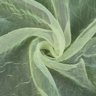 Органза жата тюль салатова з білим відливом, ш.270 оптом