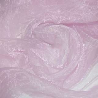 Органза жатая тюль розово-сиреневая, ш.275 оптом