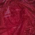 Органза жатая тюль красно-вишневая, ш.270 оптом