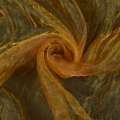 Органза жатая тюль рыжая с темно-красным отливом, ш.270 оптом