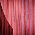 Органза жатая тюль с нитью шенилловой малиновой, красная, ш.280 оптом