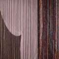 Органза жата тюль жакардова в смуги з метанітью рожево-блакитні, бордова темна, ш.280 оптом