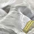 Органза тюль подвійна з провисами, смужки вузькі білими, біла ш.270 оптом
