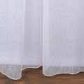 Тюль сетка лен Katya экрю с утяжелителем ш.300 оптом