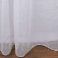 Тюль сетка лен Katya крем с утяжелителем ш.300 оптом