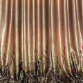 Атлас блэкаут для штор купон с цветами полевыми терракотово-коричневый, ш.270 оптом