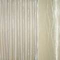 Атлас жакард для штор хвилі молочний, ш.280 оптом
