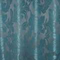 Атлас жакард 2-х-стор. для штор листя аканта сіро-блакитний, ш.280 оптом