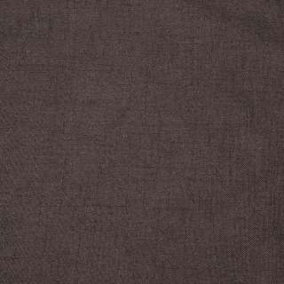 Льон блекаут для штор коричневий меланж  (на акриловій підкладці), ш.285 оптом