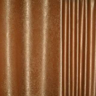 Софт блэкаут тиснение крупный испанский дворик коричневый, ш.280 оптом