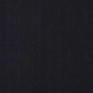 Лен-рогожка на войлочной основе синяя темная ш.150 оптом
