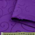 Жаккард скатертный завитки фиолетовый, ш.320 оптом
