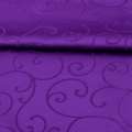 Жакард скатерковий завитки фіолетовий, ш.320 оптом