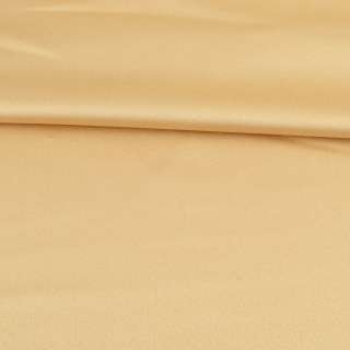 Скатеркова тканина з атласним блиском золотисто-бежева, ш.320 оптом