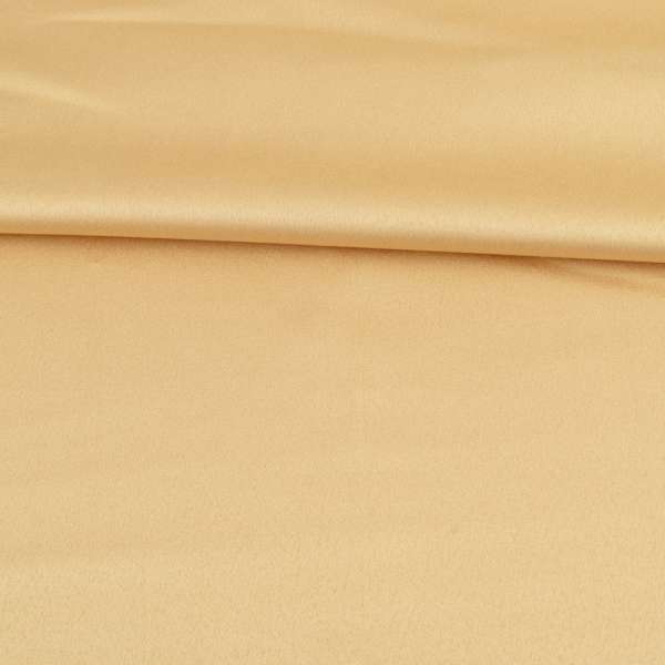 Скатертная ткань с атласным блеском золотисто-бежевая, ш.320 оптом