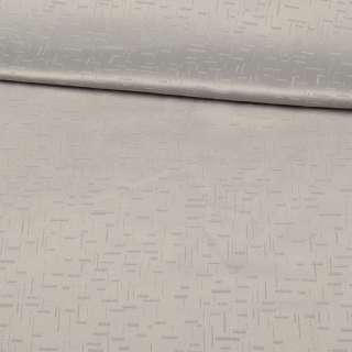 Жаккард скатертный штрихи рельефные серый светлый, ш.320 оптом