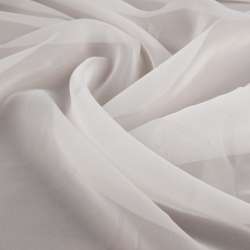 Вуаль тюль шифон экрю с утяжелителем, ш.300 ОСТАТКИ РУЛОНА