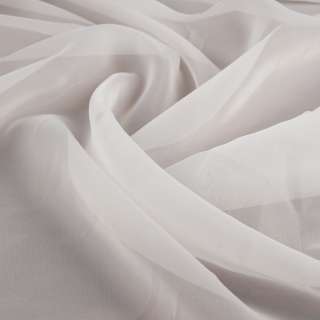 Вуаль тюль шифон экрю с утяжелителем, ш.300 ОСТАТКИ РУЛОНА оптом