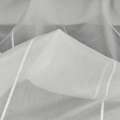 Вуаль тюль шифон полоски ниточные пушистые белые, белая, ш.300 оптом