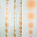 Органза тюль жакардова кола золотисто-помаранчеві, біла, ш. 295 оптом