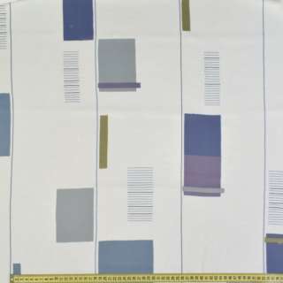 Органза деворе тюль квадраты бежевые, синие, фиолетовые, белая, ш.140 оптом