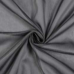 Лен гардинный серый темный с утяжелителем, ш.300