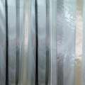 Органза тюль в смуги чорно-сріблясті, сіра, ш.320 оптом