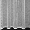 Микросетка тюль полоски ниточные с уплотнениями, блестящая белая, ш.180 оптом