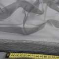 Мікросітка тюль сіра з обважнювачем, ш.300 оптом