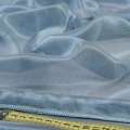 Мікросітка тюль з відливом білим сіро-блакитна з обважнювачем, ш.300 оптом