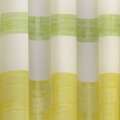 Атлас жаккард для штор полосы с бликами зеленые, белые, салатовые, ш.145 оптом