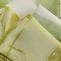 Атлас жакард для штор смуги з відблисками зелені, білі, салатові, ш.145 оптом