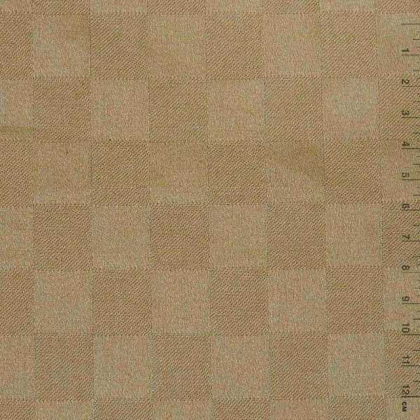 Скатеркова тканина шахматка коричнева світла, ш.140 оптом