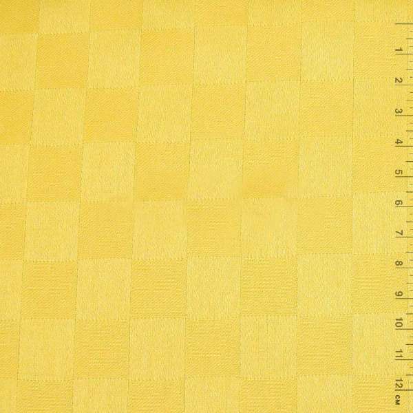 Скатеркова тканина шахматка жовта яскрава, ш.140 оптом