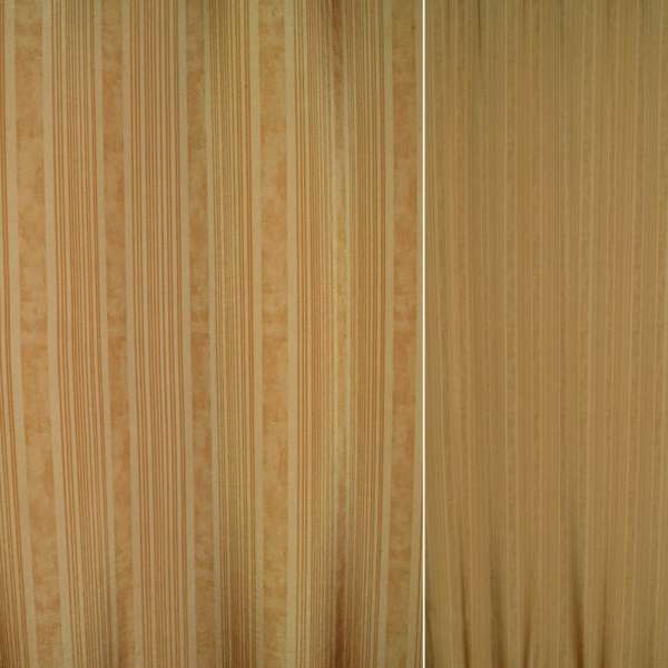 Шовк штучний 2-х-стор. для штор смуги, абстракція коричневі на бежевому тлі, ш.144 оптом