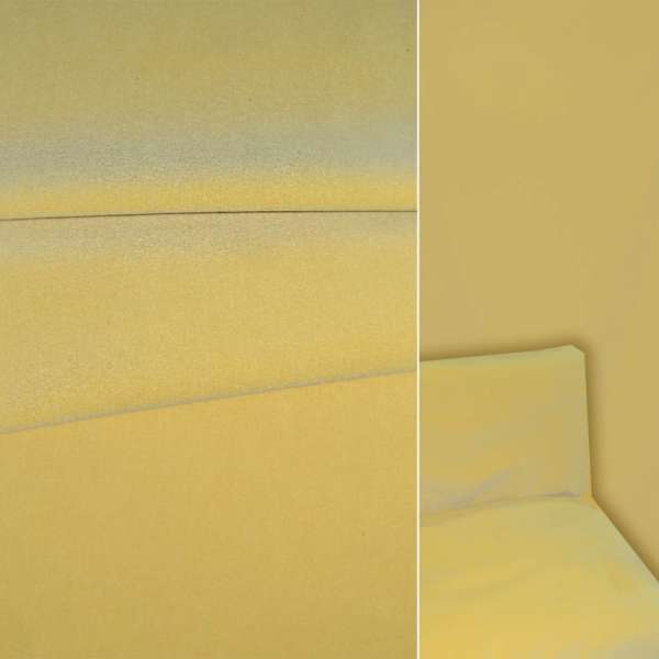 Велюр с шерстью мебельный желтый светлый, ш.140 оптом