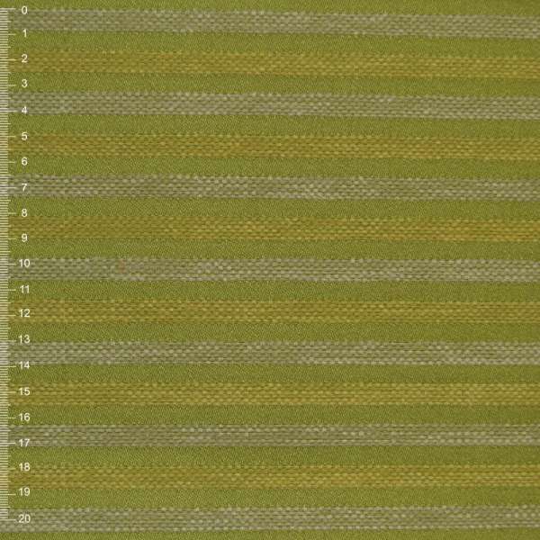 Шенилл на ПВХ основе полоса рельефная бежевая, желтая на зеленом фоне, ш.138 оптом