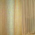 Шовк штучний для штор смуги жаті золотисті, сріблясті на органзі, ш.150 оптом