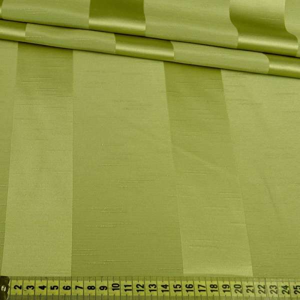 Шанзелизе для штор в полоску широкую зеленая, ш.150 оптом