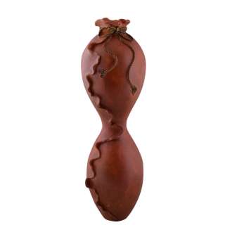 Ваза напольная керамика под глину восьмерка 63 см коричневая оптом