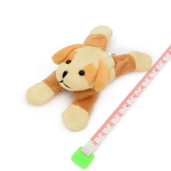 Магнит декоративный мягкая игрушка 9х5х3 см собачка бежевая оптом