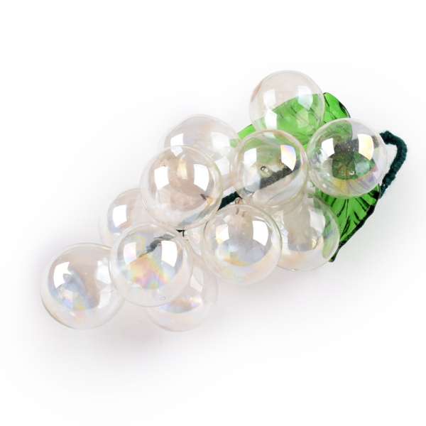 Виноградне гроно скло 13 см біле оптом