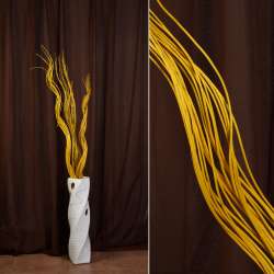 Хворост декоративный натуральный 125 см спиральный желтый 1/20 1,25