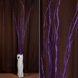 Хворост декоративный натуральный 185 см фиолетовый 1/5