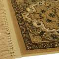Килимок приліжковий Mutas carpet Mone Classic 50х80 см з орнаментом бежевий темний оптом