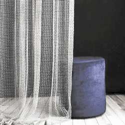 Гардина DELUXE белая без утяжелителя, высота 2,30м, ширина 5,5м