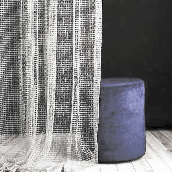 Гардина DELUXE белая без утяжелителя, высота 2,30м, ширина 5,5м оптом